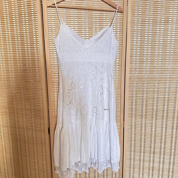 Vintage sue wong linen dress - Picture 6 of 9